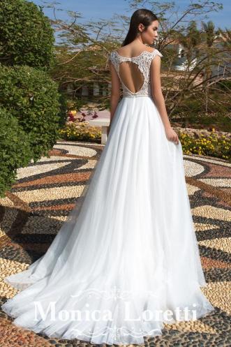 Monica Loreetti Brautkleid 8222 Rücken