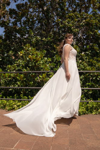 Brautkleid schlicht große Größe