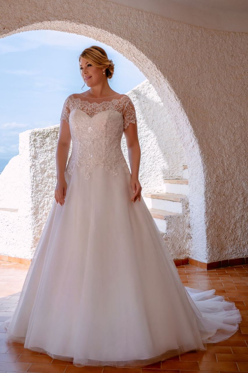 Plus-Size Brautkleid Prinzess 