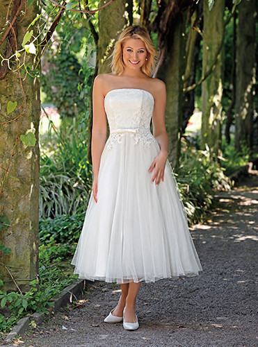 Brautkleid ohne Träger